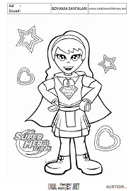 dc-kids-superhero-girls boyama sayfaları